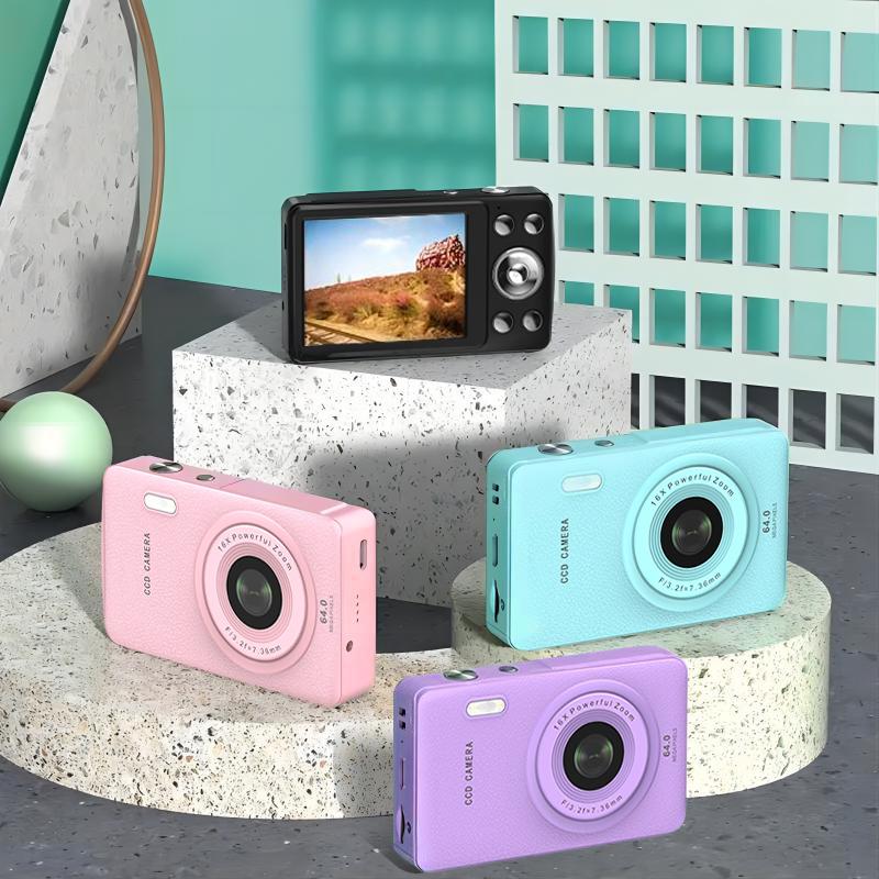 Digital Camera, FHD 1080P Camera, Digital Point and Shoot Camera with 16X Zoom Anti Shake, Compact Small Camera for Boys Girls Kids