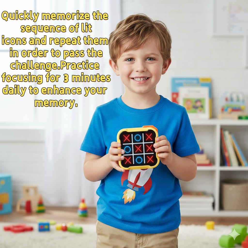 Portable Electronic Connect Four Game Machine, Educational Finger Toy, Family Entertainment, Friend Gathering, Home Education, Battery-Free