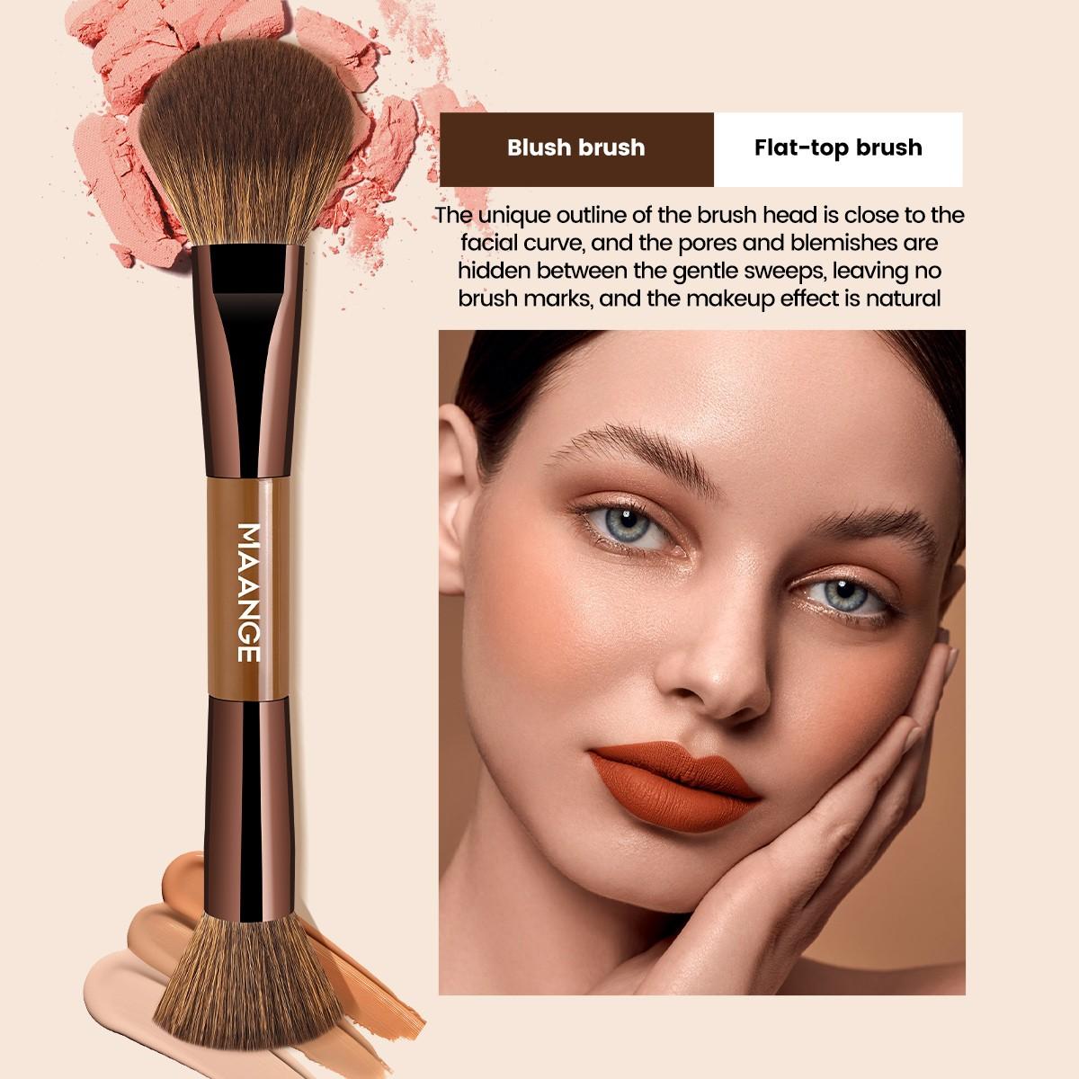 Maange 14-Piece Makeup Brush Set with 13 Brushes & Cosmetic Bag, Foundation Brush, Concealer Brush, Blush Brush, Eyeliner Brush