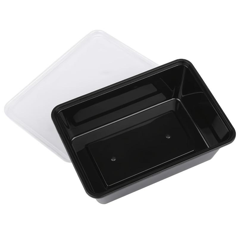 20/50pcs Leak-Proof Meal Prep Storage Box with Lid, 500ML Food-Grade Plastic, Stackable, Ideal for Healthy Outing Crisper