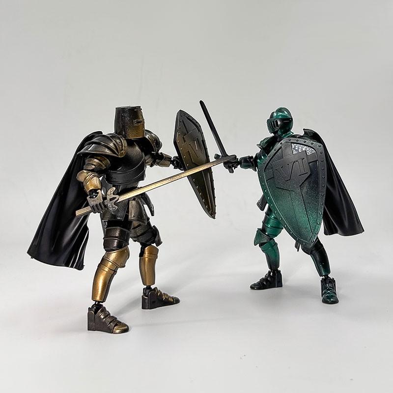 Ancient Roman Medieval Knight Warrior Multi-Jointed Assembling Toy Building Set, Boy Star Diaga Model DIY Educational Gift, Birthday Present