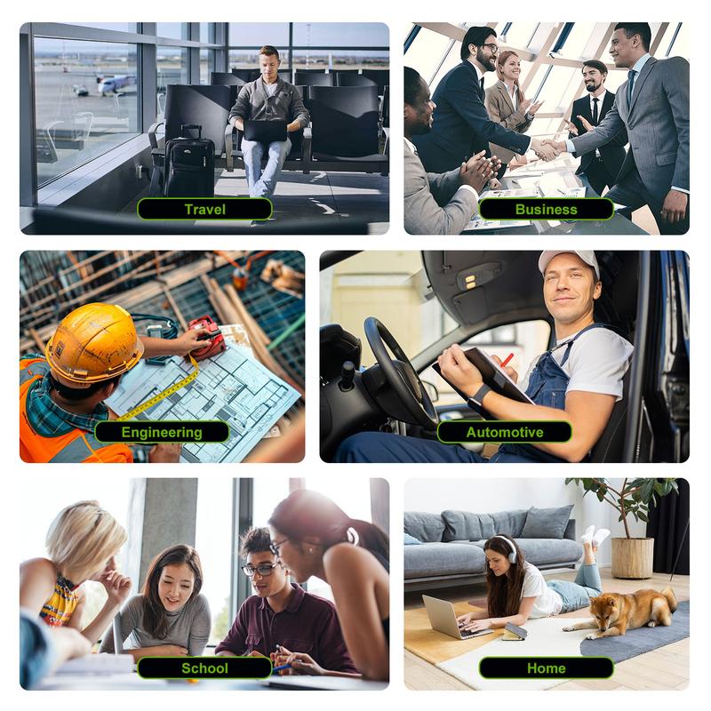 Portable Inkless, Supports A4 Paper Size, Prints Resumes, Music Sheets, Exam Papers, Compatible with iOS & Laptops, Portable Handheld Printer