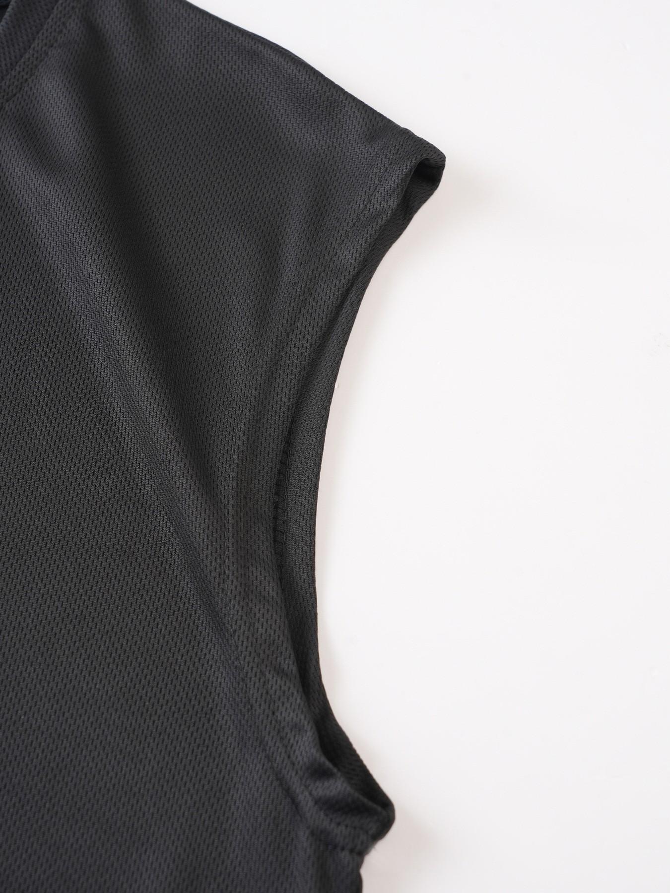 Men's Sleeveless Fitness Tank Top, Quick-Dry Mesh Breathable Sports Shirt, Ideal for Workouts, Comfortable and Lightweight Design