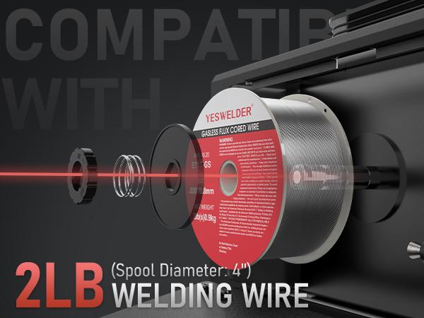 YesWelder FLUX-135MINI 135A 110V Gasless MIG Welder | 3-in-1 Flux Core/Lift TIG/Stick Inverter Welding Machine with Synergic Control YesWelder FLUX-135MINI 135A 110V Gasless MIG Welder | 3-in-1 Flux Core/Lift TIG/Stick Inverter Welding Machine with Synergic Control