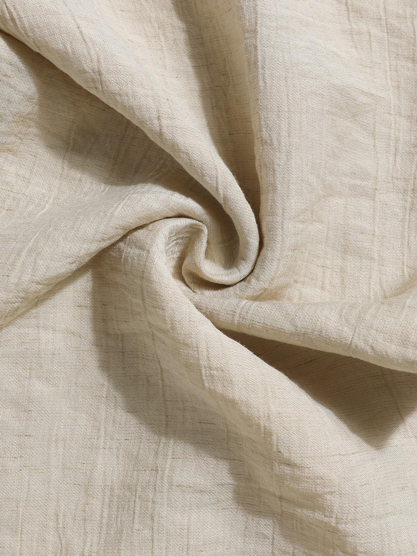 Men's Casual Loose Baggy Lightweight Linen Pants Solid Color Loose Fit Elastic Drawstring Waist Straight Legs Bottoms Summer Breathable and Soft Yoga Beach Long Pants with Pockets Wedding Partise Vacation Daily Going Out Dating Club Lounge Wear