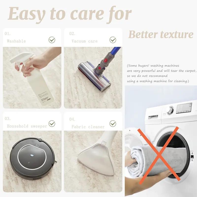 Fashionable Bedroom Bedside Carpet, Soft Comfortable Plush Foot Mat, K-Pop Demon Hunter Rug, Girls Room Decoration, Living Room & Closet, Fluffy Rug