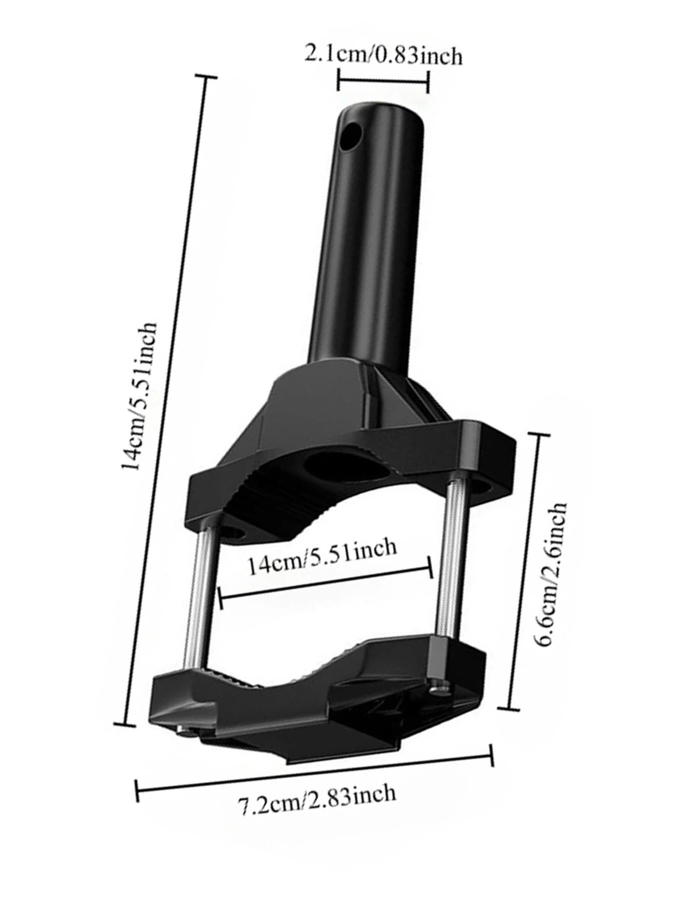 Universal Motorcycle Mount Light Shockproof Headlight Upgrade Kit, Motorcycle Parts, Easy Installation Multi-Model Fit Sturdy Durable Enhances Illumination Improves Ride Stability DIY Accessory for Enthusiasts All-in-One Bracket