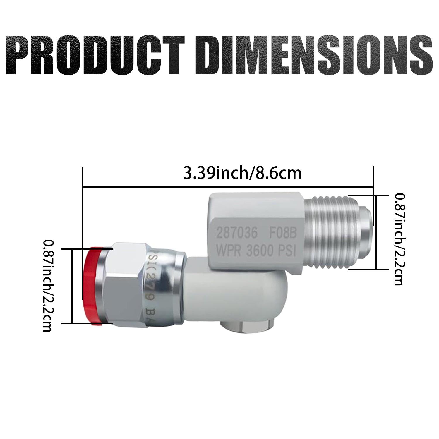 1PCS Airless Paint Spray Gun 180 Degree Rotation Universal Adapter ...