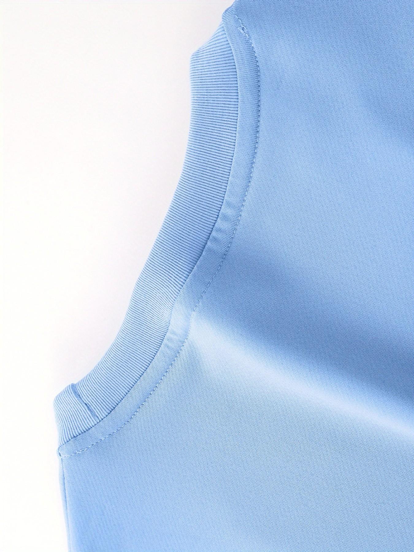 Men's Round Neck T-Shirt, Fashionable Geometric Print, Slim Fit, Long Sleeve, Casual Retro Style, Perfect for Daily Wear, Gifts