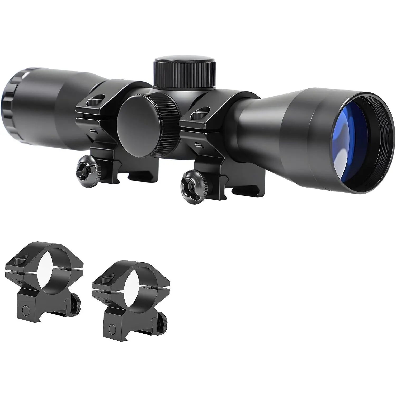 Scope 4x32, with BDC Reticle, Ideal for Medium to Long-Range Hunting up to 500 Yards