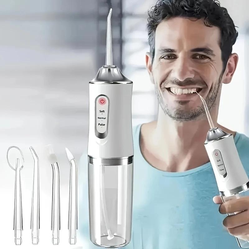 Portable Electric Tooth Stone Remover, Home Oral Care Water Jet, New Cross-Border Dental Cleaning Device, Convenient Household Use