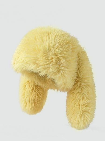 Cute Long Bunny Ear Plush Hat, Warm Ear Protection, Halloween Party Costume, Thickened Fisherman Cap, Fashion Street Accessory, Funny Bunny Hat