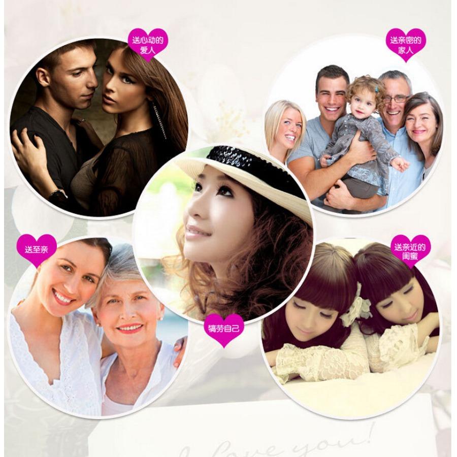 Stylish and exquisite heart kiss necklace, white purple heart pendant necklace, Valentine's Day gift.