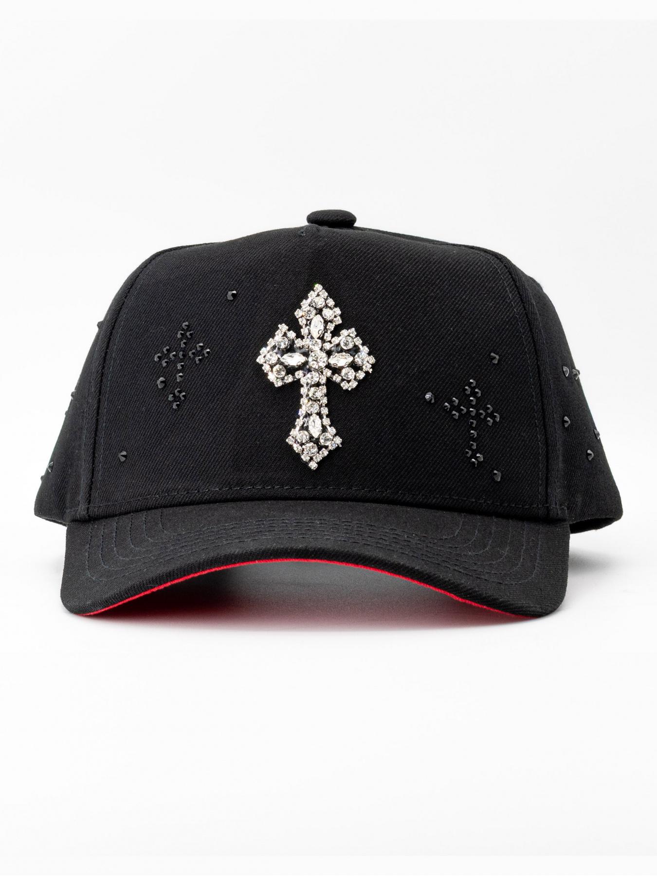 Iced Out Cross】Rhinestone Baseball Cap Fashion Matching Hat  display picture 3