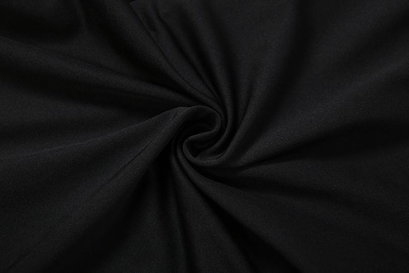 DOUCIU Basic Solid Color Simple Casual Tight Sexy Hot Hip Hop Trendy Cool Nightclub Party Pant Women's Thin Rivet Hanging Neck Bareback jumpsuit