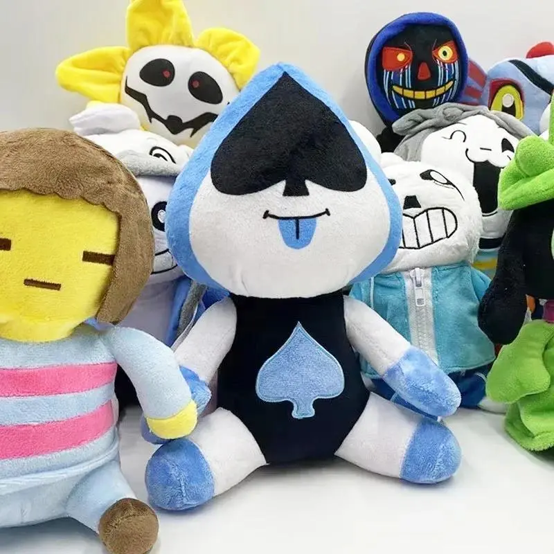2026 New hot item Anime Game Undertale Plush Toy Sans Temmie Lancer Papyrus Squid Stuffed Animal Asriel Dreemurr Toriel Frisk Soft Doll Fans Gifts