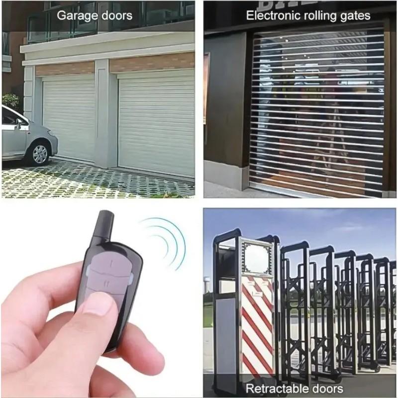 433.92mhz Garage Door Remote Replicator, Electric Gate Opener Cloning Tool, Compatible with Rolling Code and Fixed Code, Easy to Use