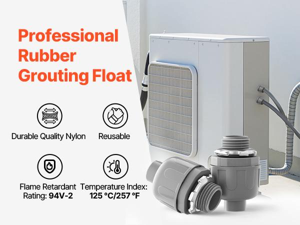 VEVOR 1/2 in 100 pcs Liquid Tight Connector Non-Metallic Conduit Fitting Connector