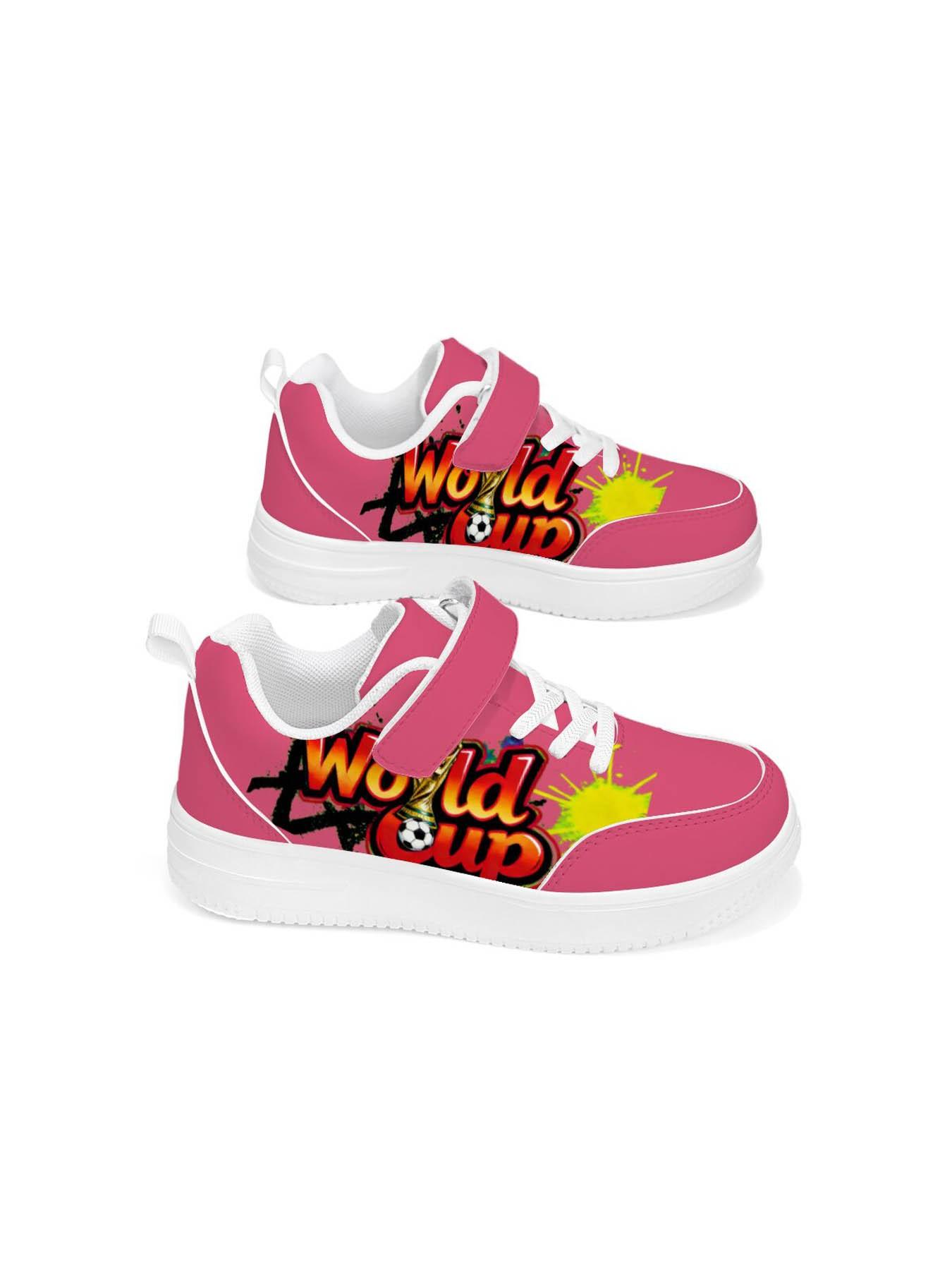 No Up Graffiti Style Sneakers, Unique Velcro Design, Bold, Street Art Print, Easy-On, Soccer Theme, Perfect for Parties and Sports