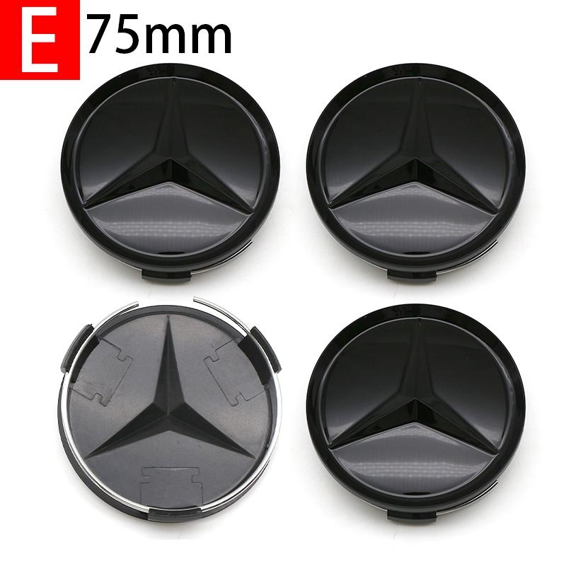Mercedes-Benz Wheel Center Cap Set (60mm/75mm), Exclusive Brand Logo Design, Scratch-Resistant Durable Decoration, High-Quality Car Accessories