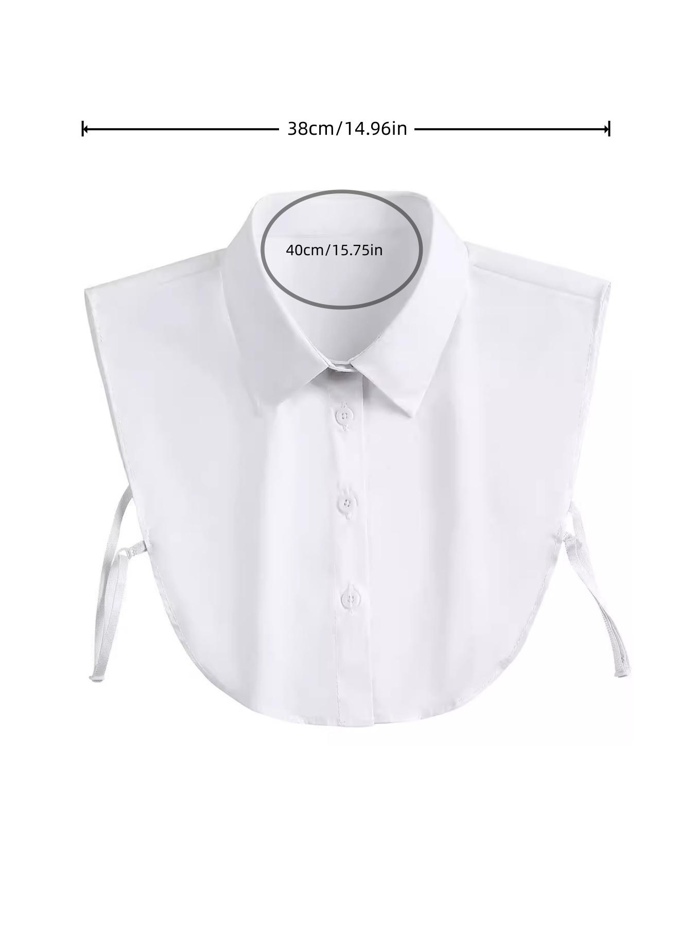 Women's Fake Collar Shirt Lapel, Versatile Cotton Decorative Stand-Up Pointed Collar, Stylish False Clothing Accessory, Styling