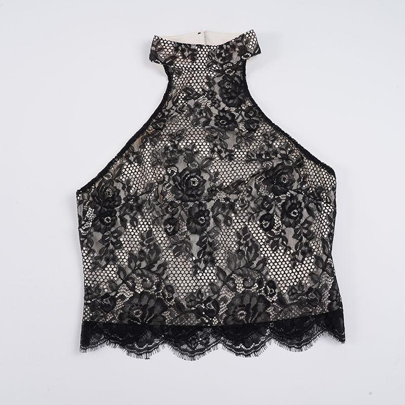 Women's Backless Crop Top Halter Neck Sleeveless Plain Street Style Summer Party Wear Adjustable Strap Design Fashion