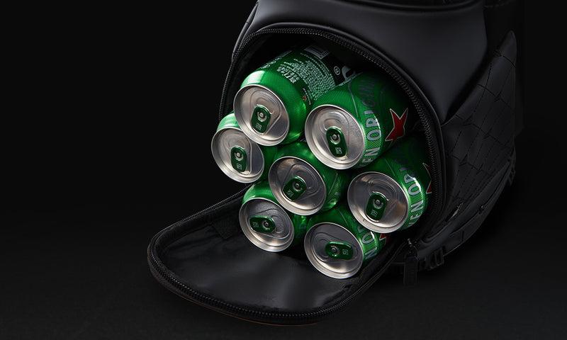 Ask Echo Golf Prestige-5 Way Compact Leather Leather Stand Bag