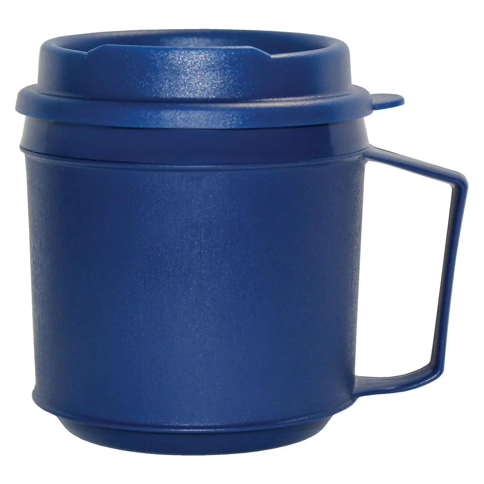 Insulated Blue Plastic Mug with Tumbler Lid (8 oz), Non-WeightedGift