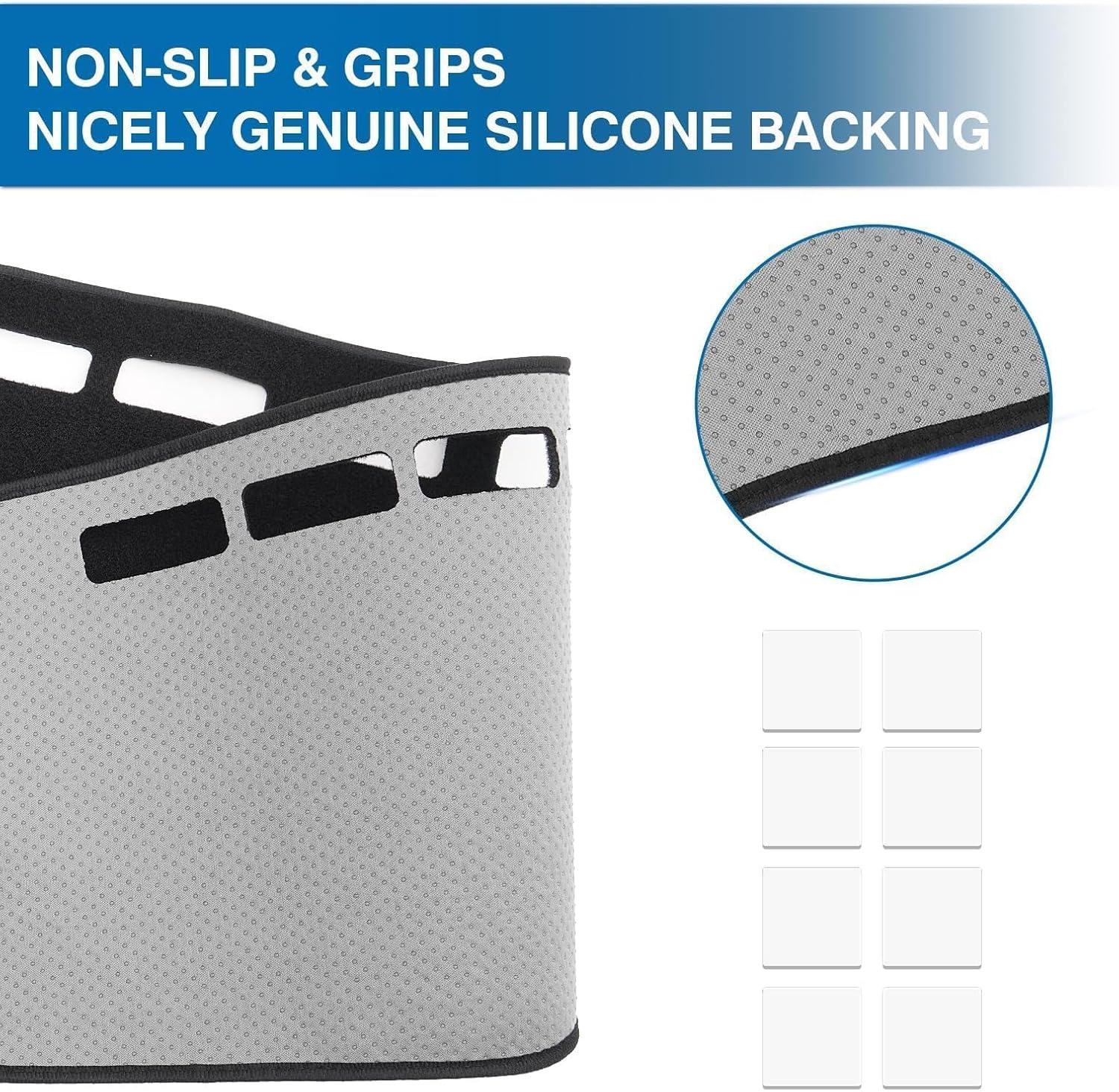 KUST Car Dash Cover for Ford F-150 F-250 F-350 1992-2003 Pickup Truck Polyester Non-Slip Center Console Dash Cover Interior Accessories for Ford F150 Custom Fit Dashboard Mat Sunshade No Glare Black