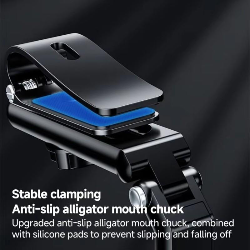 New 1080° Multi-Function Sun Visor, Universal 360 Degree Rotating Phone Holder, Rotatable and Retractable Car Holder for Any Scene, Car Phone Stand, Car Phone Mount