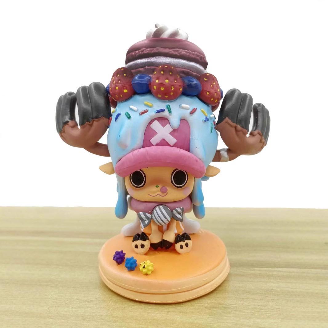 One Piece Chopper Cake Pop Figure, Anime Collectible Model Car Ornament, Birthday Gift Idea, Perfect for One Piece Fans