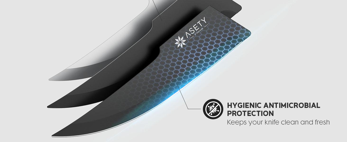 ASETY 15PCS Cyberpunk Knife Set from Future Kitchen Knife Set with Built-in Knife Sharpener Block, Stainless Steel Knife Block Set, Dishwasher Safe Mordern Knife Set, Elegant Box for gift ASETY 15PCS Cyberpunk Knife Set from Future Kitchen Knife Set with Built-in Knife Sharpener Block, Stainless Steel Knife Block Set, Dishwasher Safe Mordern Knife Set, Elegant Box for gift