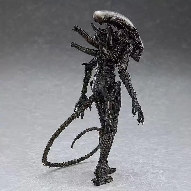Figma Sp-108 Alien Figure, Articulating Figurines, Ryoichi Ikegami Version Collectible Model, Poseable Handheld Toy, Anime Character Display Piece
