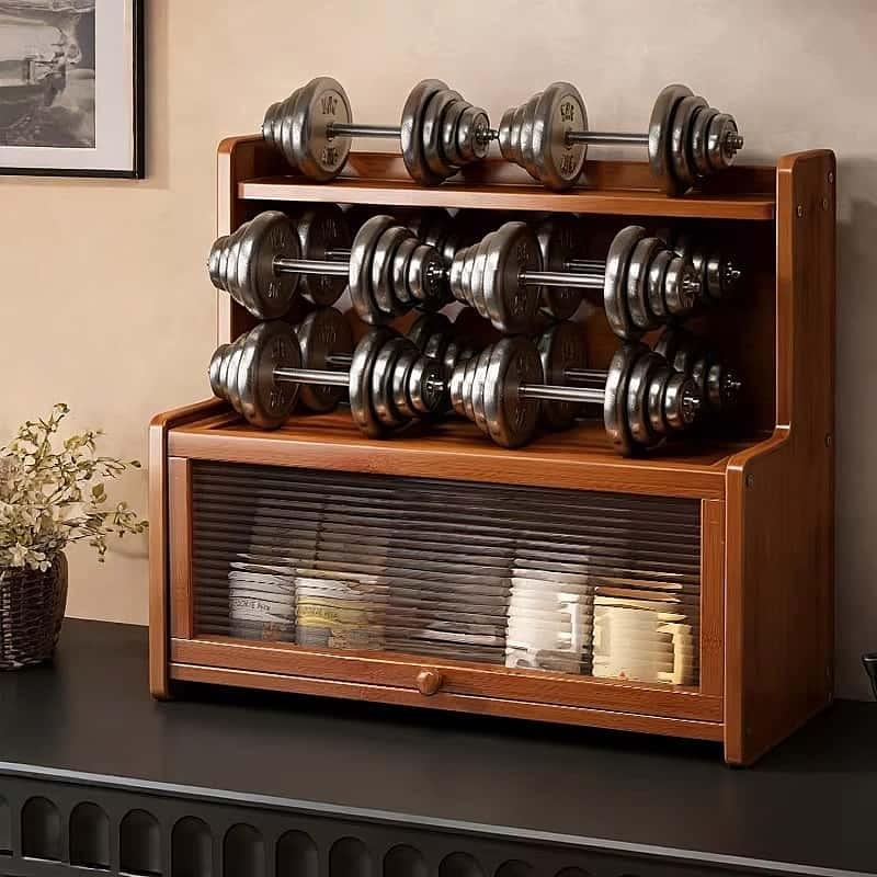 Moisture-Proof Storage Rack, Adjustable Desktop Cup Holder, Balcony Table Organizer, Water Bottle Placement Shelf, Durable & Stylish Design