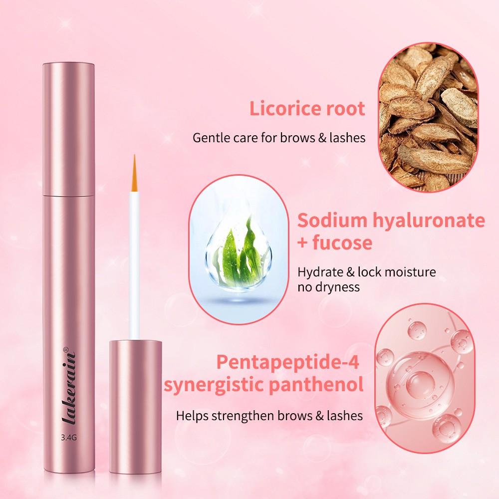 Eyelash & Eyebrow Enhancing Serum for Thicker, 2-in-1 Water Gel Formula, Longer Eyelashes and Eyebrows - Grow Luscious Lashes with Eyelash Enhancer, Ideal for Daily Lash & Brow Care Routine