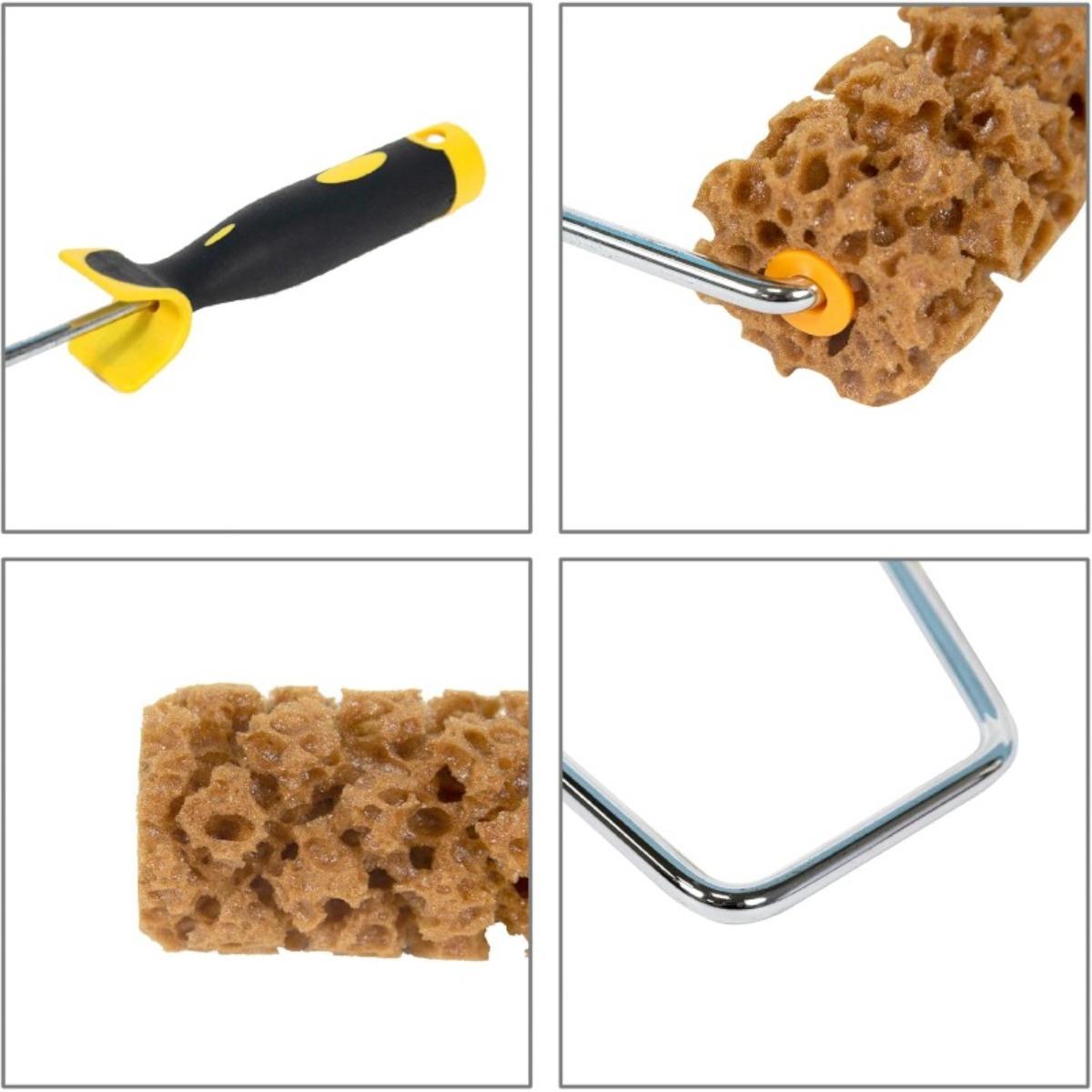 Home Wall Texture Pattern Roller, ABS Plastic Decorative Paint Roller, DIY Wall Art Painting Tool, Precise Pattern Embossing, Fast Application, Time-Saving and Easy Wall Decorating Tool