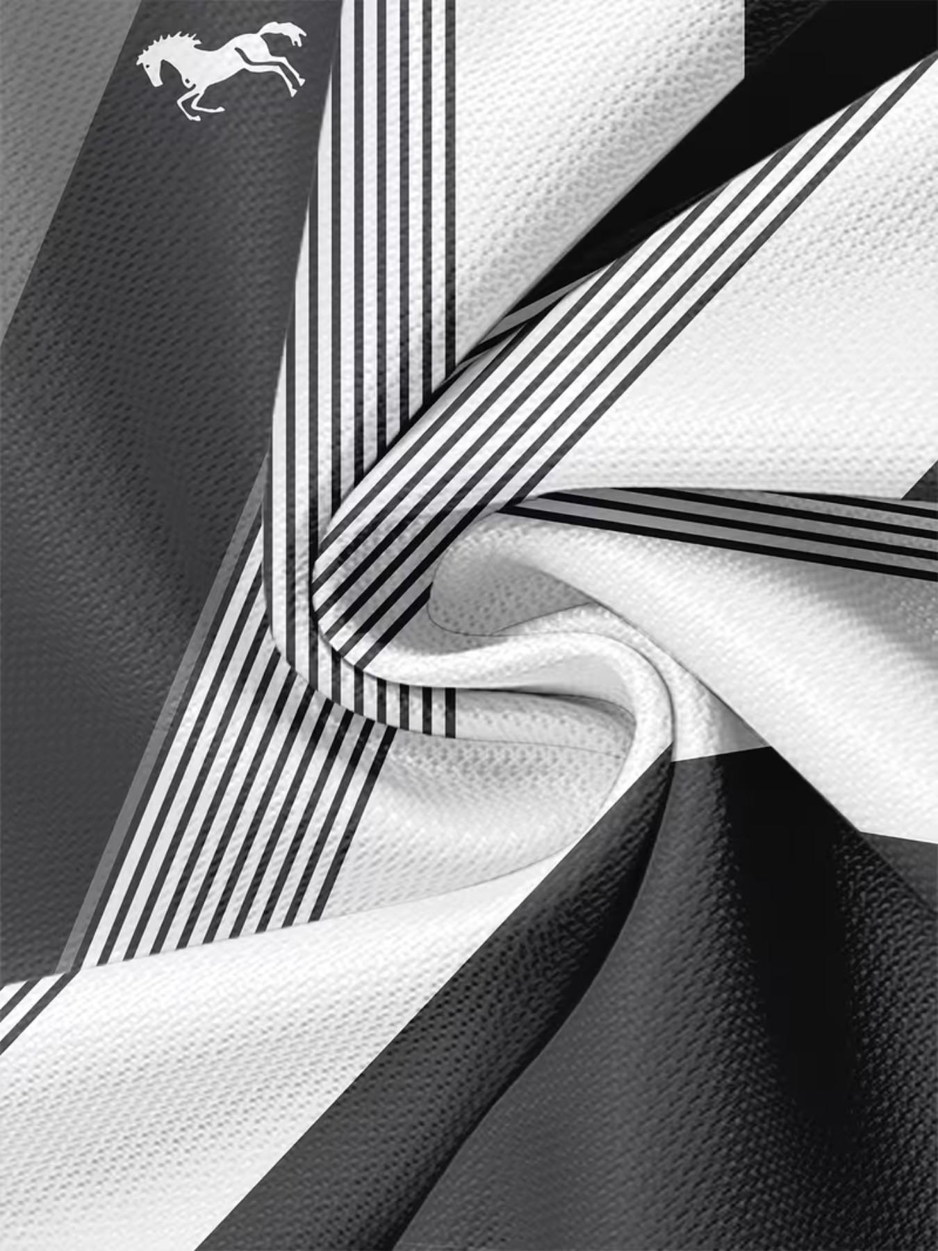 Men's Casual T-Shirt, Lightweight Polyester, Outdoor Commute Vacation, All Seasons Comfort, Round Neck, Slim Fit