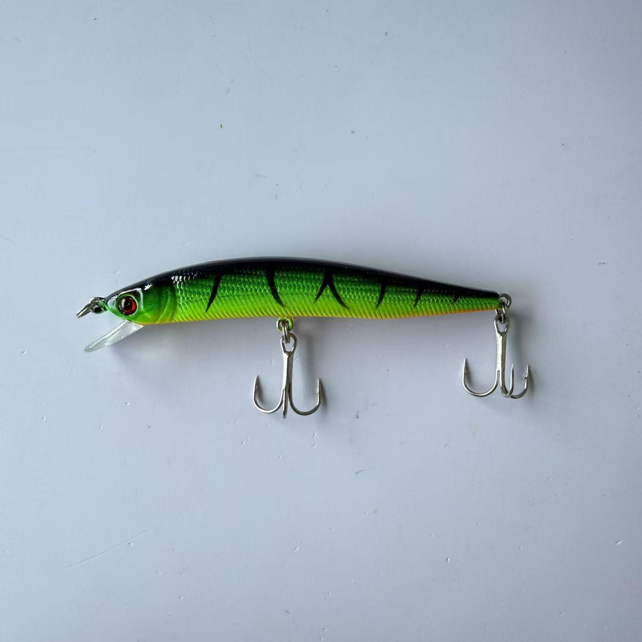 Large brand replica, popular, 1pcs, Luya bait curved belly Mino far throw water surface strap sound bead hot stamping mouth bass bait, suitable for freshwater and seawater fishing accessories fishing gear supplies