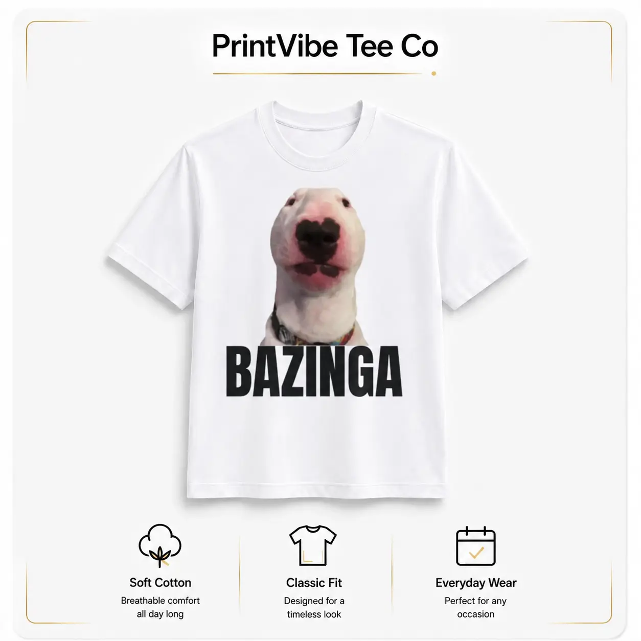 Men's Unisex Short-Sleeve Streetwear T-Shirt - GenZ Trendy Teenager Slang, Funny Cringe Meme, Bazinga Themed Top (Pairs with Cargo Pants), Tshirt, Shortsleeve, Casual, Menswear, Round Neck, Graphic, Funny T Shirt, Sweatpants
