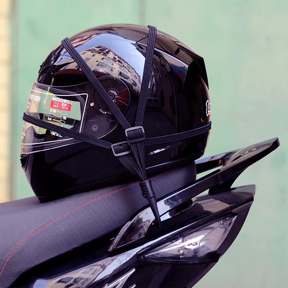 A multi-functional binding strap, motorcycle helmet binding strap, adjustable elastic elastic rope, hand-held electric bike net pocket tension rope hook, bicycle rear seat binding strap, suitable for outdoor travel and camping