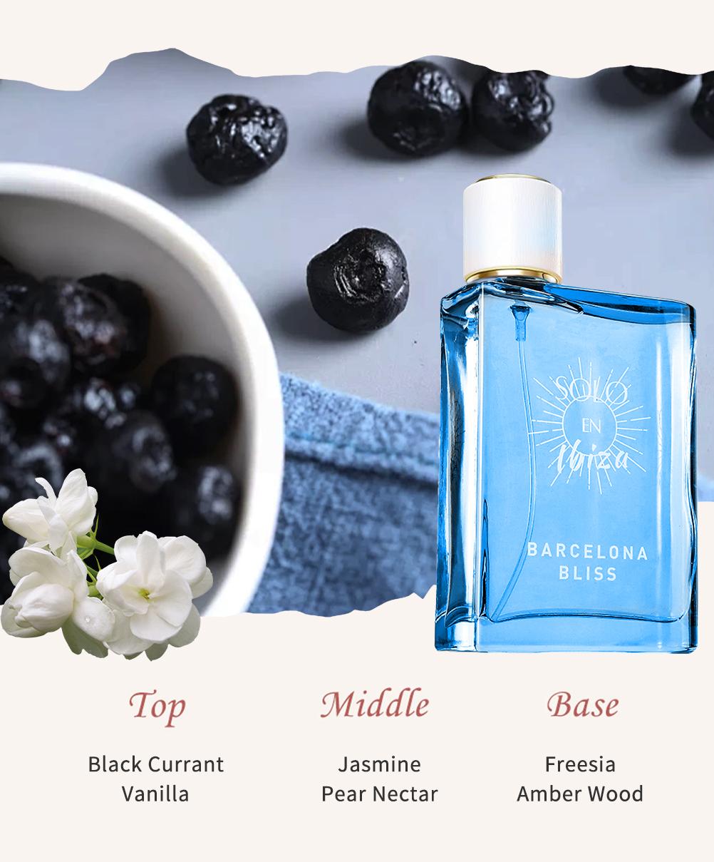 SOLO EN IBIZA 3.4 fl.oz Eau De Parfuma Spray For Men And Women - Long-Lasting Perfume, 4 Different Scent，Perfect For Dating, Daily Life, Parties, Gift Giving Fragrances