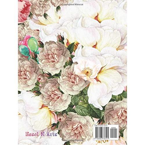 Addresses: Large Address and Password Book Combo with Floral Cover. Alphabetical Organizer for Contacts, Phone, Birthday, Anniversary, Email, Website, Username, Internet Password and Notes. - Hardcover Addresses: Large Address and Password Book Combo with Floral Cover. Alphabetical Organizer for Contacts, Phone, Birthday, Anniversary, Email, Website, Username, Internet Password and Notes. - Hardcover