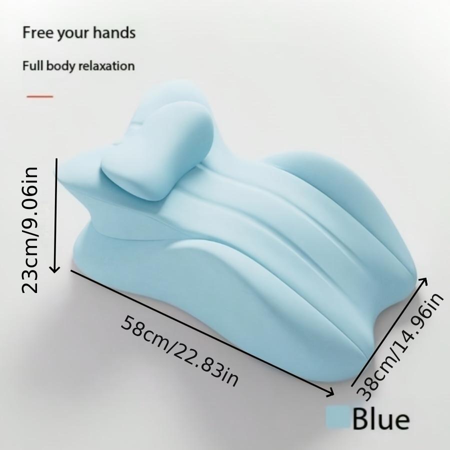 Portable Multi-Functional Comfort Pad, Couples Memory Foam Wedge Pillow, Cushion, Ergonomic Butt Support, Multiple Positions, Prone Position, Ideal for Home, Office, Yoga, Reading, Multiple Uses, Relieve