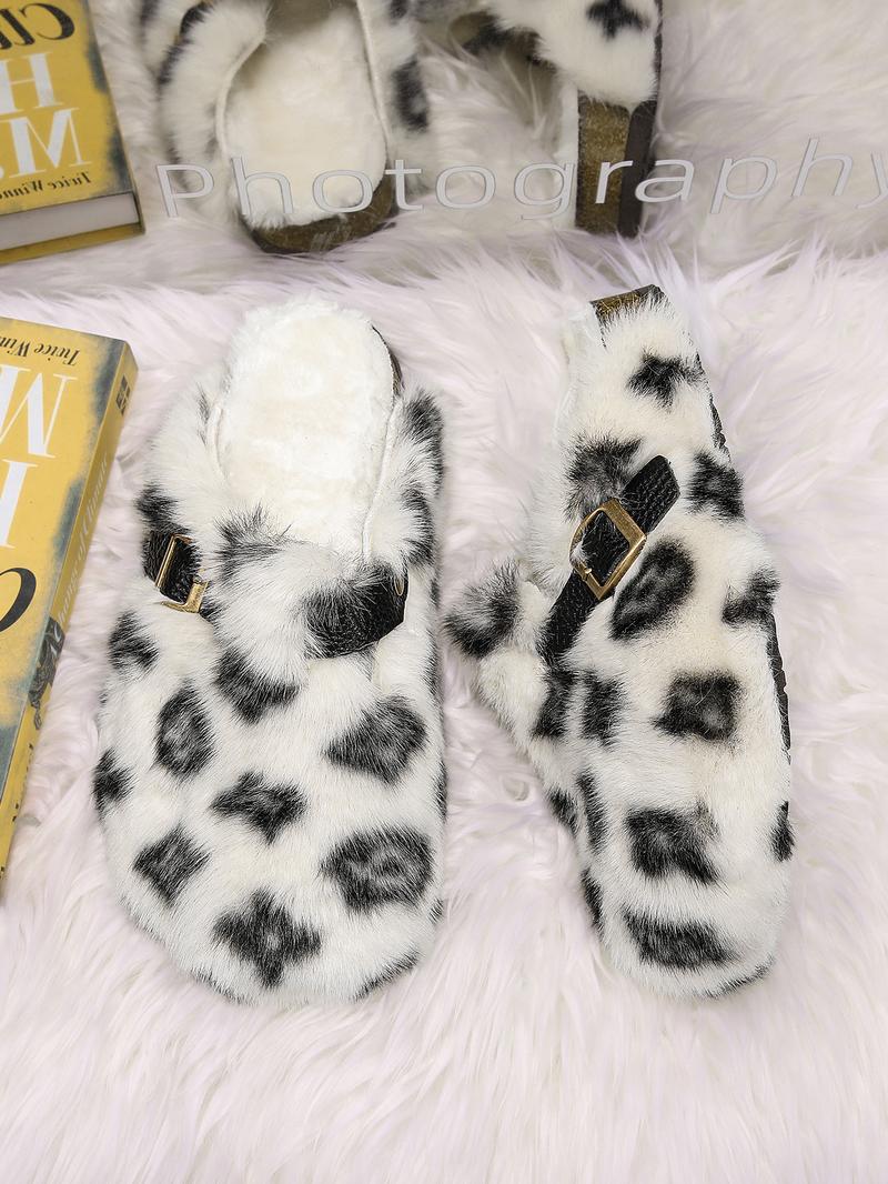 Women Men High-Quality Faux Fur Slippers Indoor, Anti-Slip Warm Outdoor Shoes, Casual Fashion Winter Boots, Perfect Gift Choice Women Men High-Quality Faux Fur Slippers Indoor, Anti-Slip Warm Outdoor Shoes, Casual Fashion Winter Boots, Perfect Gift Choice