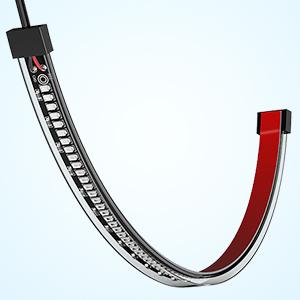 Nilight Boat Light Strip 2PCS 13Inch 66 LED Red Green Navigation Marine Bow Light 12V IP68 Waterproof for Universal Pontoon Boat Bass Boat Jon Boat Jetski Kayaki Portable USB Rechargeable Car LED Lights Vehicle