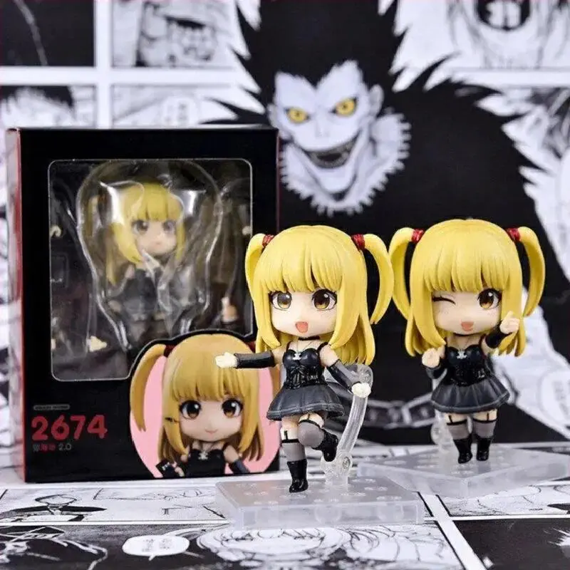 Nendoroid 2674 Death Note Misa Amane Q Version 10cm Articulated Anime Action Figure Collect Ornament Decoration Model Doll Toys