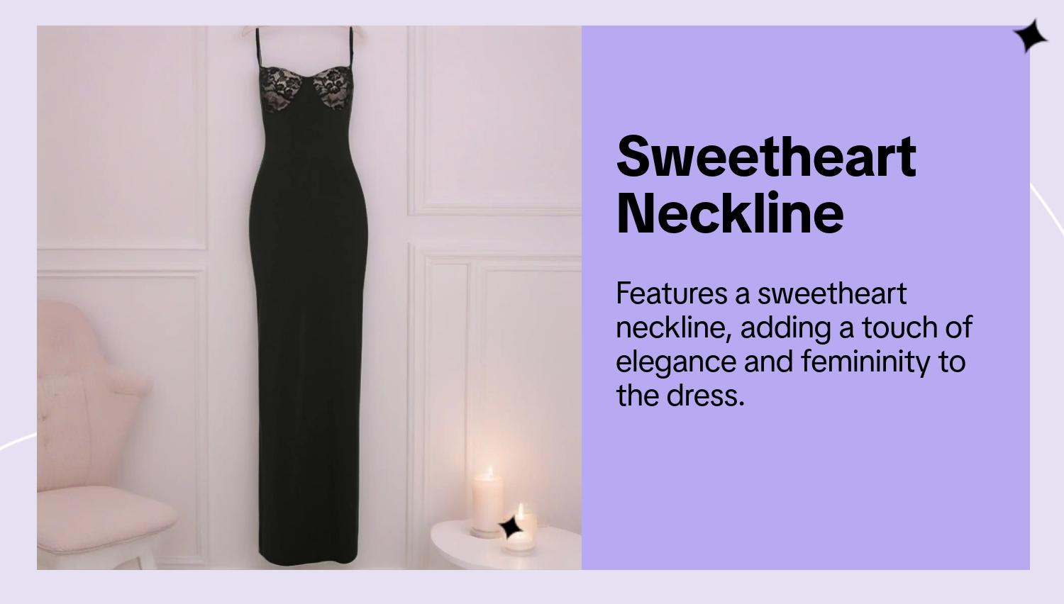 Women's Plain Contrast Lace Split Thigh Cami Bodycon Dress, Elegant Sweetheart Neck Sleeveless Maxi Dress for Party Club Dating Wear, Formal Wear Ladies Summer Clothes