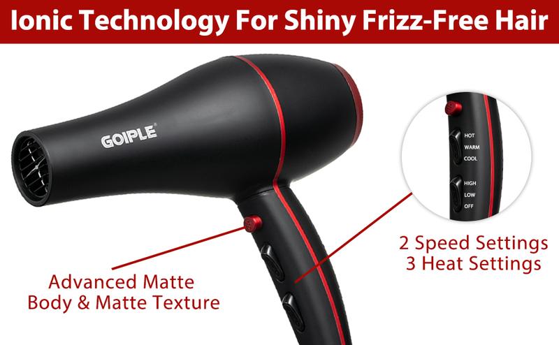 【Valentines Day Gift Box】21 Counts Lightweight Ionic Hair Dryer Kit for Women and Men - Low Noise, 1800W Professional Blow Dryer for Smooth Keratin Serum Concentrator 【Valentines Day Gift Box】21 Counts Lightweight Ionic Hair Dryer Kit for Women and Men - Low Noise, 1800W Professional Blow Dryer for Smooth Keratin Serum Concentrator