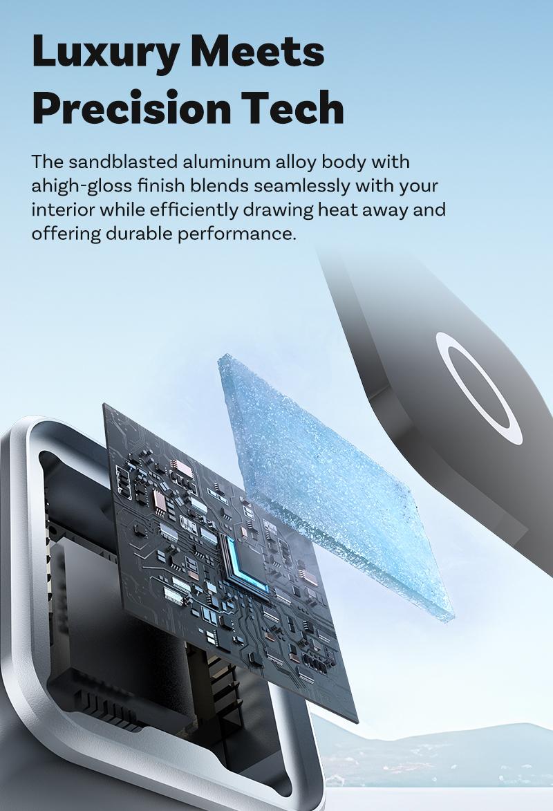 Ottocast Mini Cube Wireless Carplay Adapter, Android Auto Car Infotainment Box, Bluetooth-compatible Connectivity, Easy Installation, Universal Fit