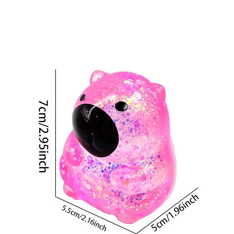 Cute Capybara Malt Candy Squishy Toy, Slow Rebound Stress Relief, Fun Interactive Toy, Perfect Gift for Kids and Adults